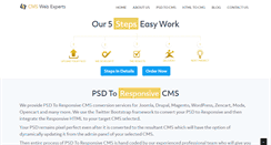 Desktop Screenshot of cmswebexperts.com